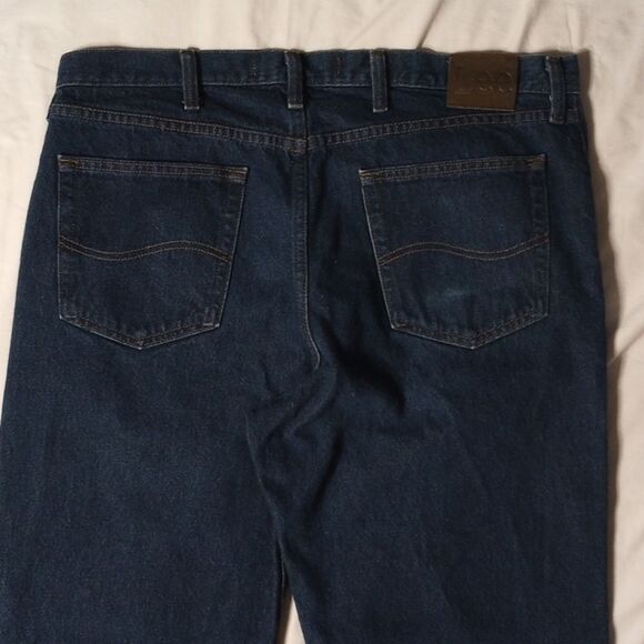 Lee Regular Fit Straight Leg Jeans Men's 38 X 34 - Picture 3 of 7